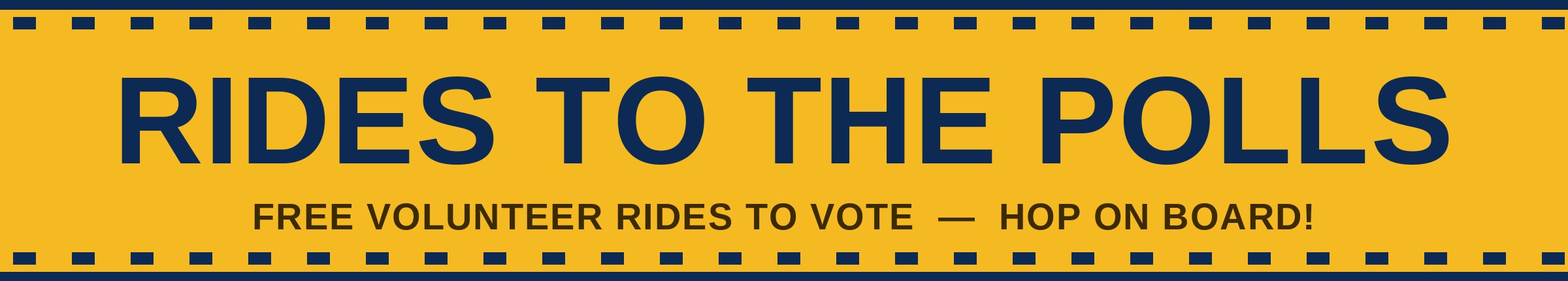 Rides to the Polls